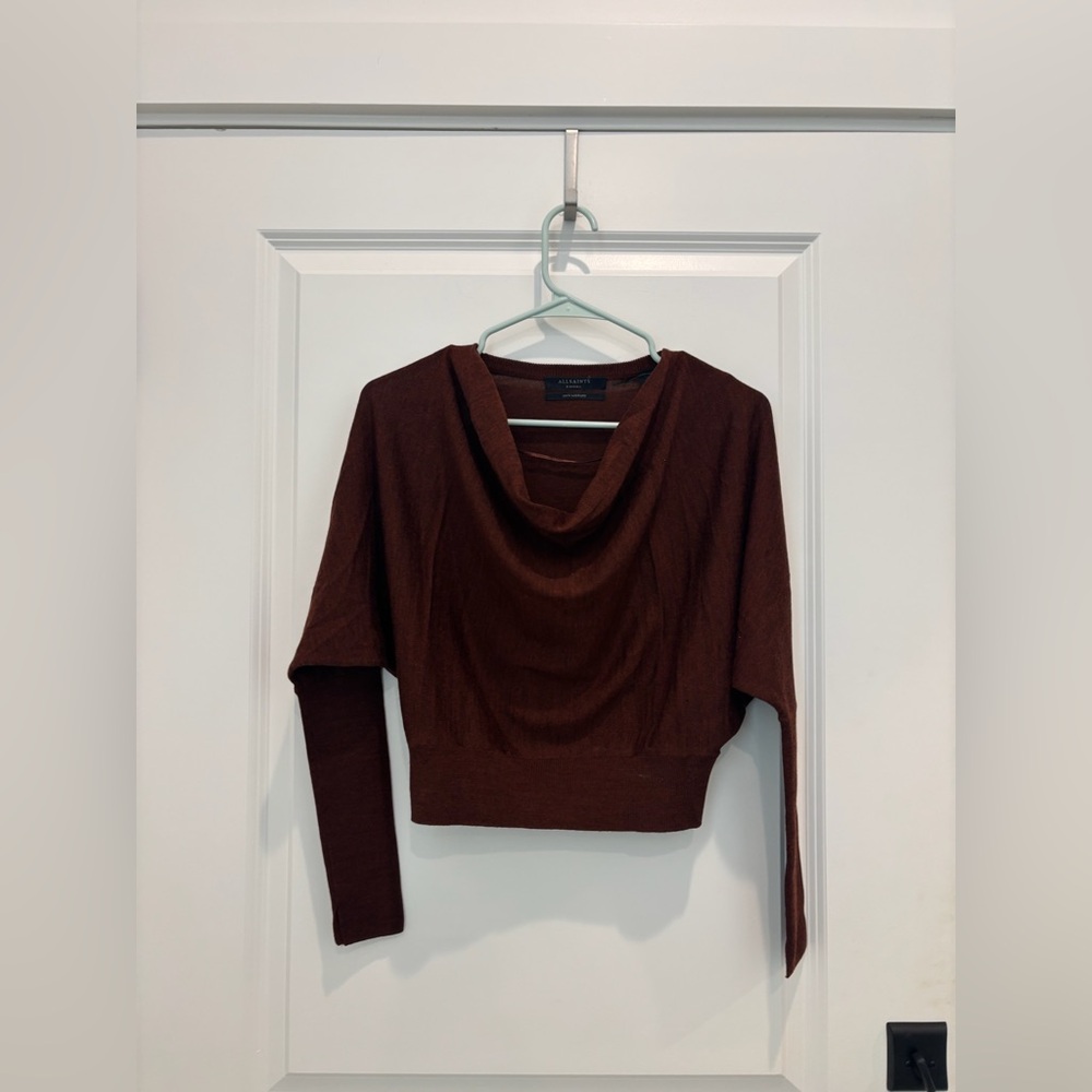 AllSaints Ridley Cropped Sweater